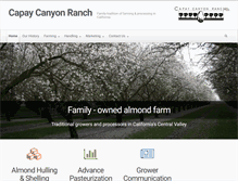 Tablet Screenshot of capaycanyonranch.com